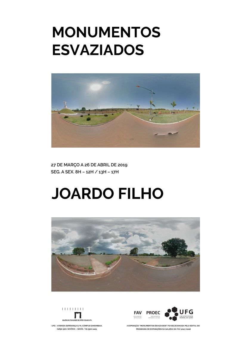 Exposição Monumentos Esvaziados do artista Joardo Filho